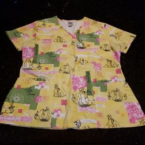 Disney's Women's Scrub Top Size Small
